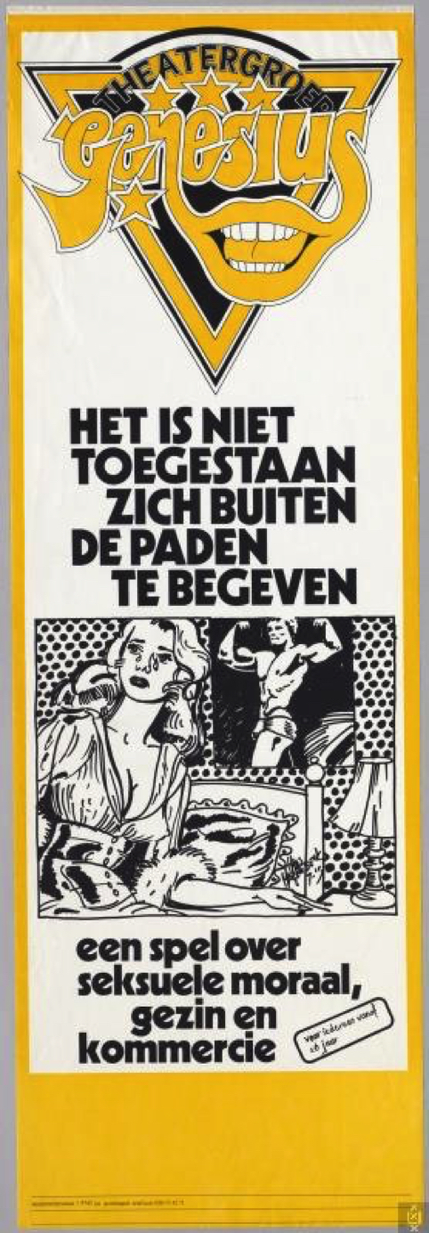 Affiche_Het_is_niet_toegestaan_zich_buiten_de_paden_te_begeven_-_Genesius_-_1979-03-09